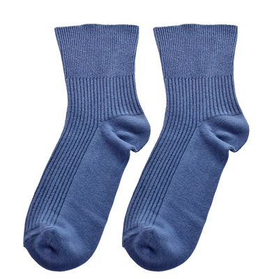 松口袜袜子小马树纯棉不勒脚男士