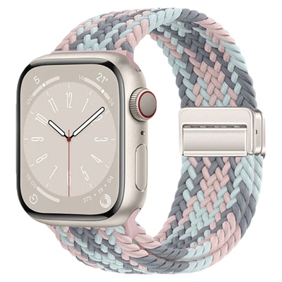 适用iwatch手表带磁吸编织新色