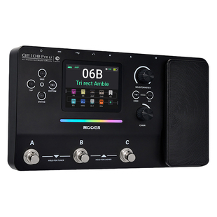 MOOER魔耳GE100PRO Li电吉他AI智能效果器音箱模拟IR采样蓝牙OTG
