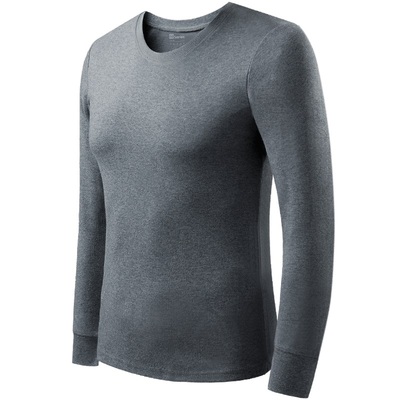 恒源祥秋衣男士纯棉打底单件上衣