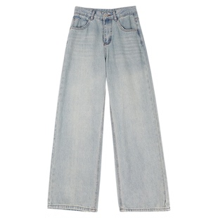 Lavinia 商场同款年早春新品通勤复古风阔腿牛仔裤女Y51K103R