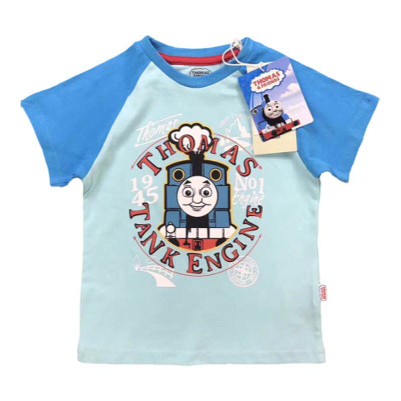 托马斯正品全棉单T恤卡通火车头衣服童装衣服短袖儿童孩子服饰