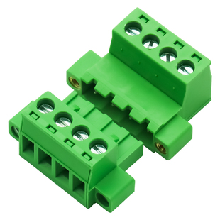 免焊对接2EDGRKP-5.08mm带耳螺丝插拔式接线端子公母头整套2EDGRK
