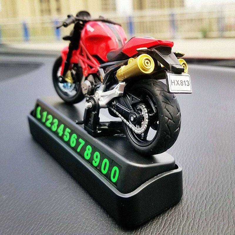 汽车临时停车电话号码挪车牌红用品内网车卡车创意装饰移摆件男生