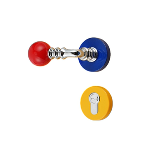 幸运金彩色多巴胺门锁室内卧室静音磁吸儿童房门锁可爱木门把手