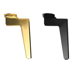 金属沙发脚7字形金色柜脚黑色床头柜电视柜支撑腿茶几腿五金配件