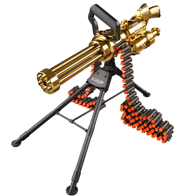 儿童加特林电动连发软弹枪M249玩具枪男孩礼物轻机关枪重机枪狙击