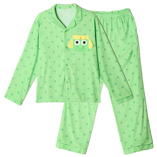 青蛙军曹keroro睡衣女秋冬薄绒长袖德绒绿色韩国家居服小众设计感