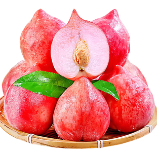 顺丰正宗春雪水蜜桃5斤桃子新鲜水果当季脆甜毛桃整箱包邮礼盒