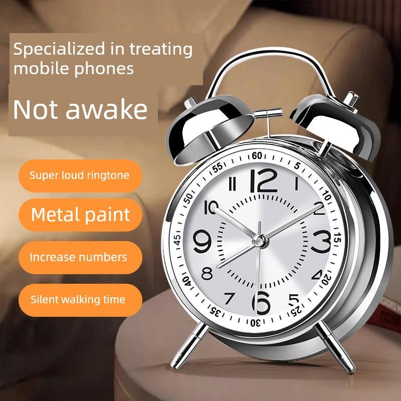 初中学生闹钟，老年人超声速唤醒神器，简易实用2025新型机械强力