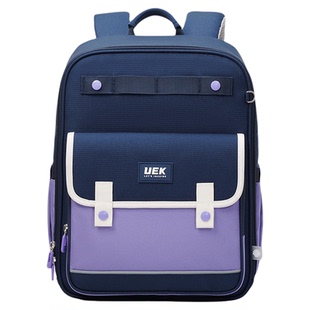 uek优壳儿童书包男女生小学生一到三四年级减负护脊出行双肩背包