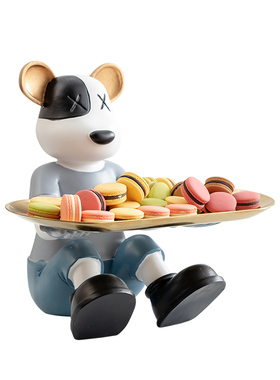 暴力熊钥匙收纳进门口糖果摆件