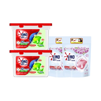 奥妙白茶凝珠+乌木玫瑰洗衣液