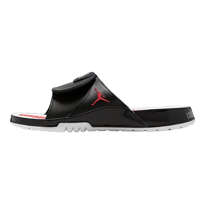 Nike耐克男拖鞋JORDAN HYDRO XI黑红休闲沙滩鞋一字拖FN2452-006