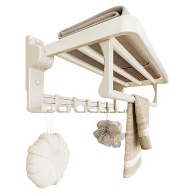 【奶油白】加厚大台面双折叠置物