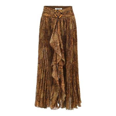 SHRO ENROEscape in ease 波嬉风中古碎花长半裙银泰百货 301469