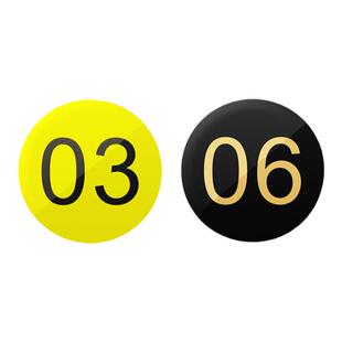 亚克力数字号码定制餐厅桌号牌饭店酒店房门牌号餐桌序号网吧座位指示标识牌更衣室储物柜房间门牌贴机器编号