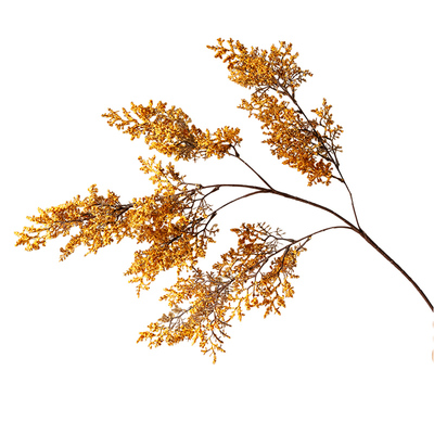 侘寂风油画雾凇仿真花干花插花