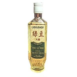 四川绿豆大曲53度白酒2006年库存正品纯粮老酒500ml6瓶整箱陈年酒