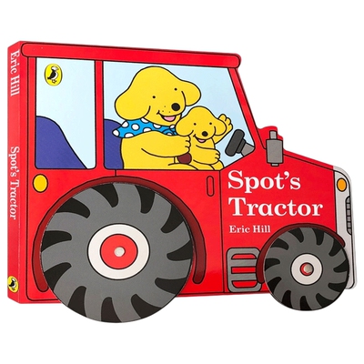 英文原版绘本 Spot's Tractor 小波的拖拉机 异形书 儿童启蒙认知 纸板书 英文版 进口英语原版书籍