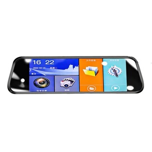 行车记录仪高清前后双摄流媒体后视镜免走线倒车影像2026新款全屏