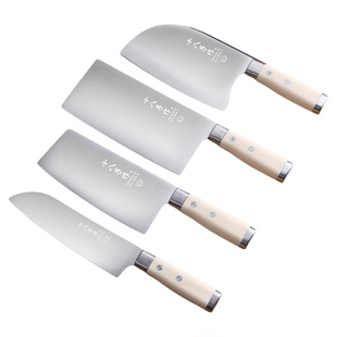 十八子作菜刀女士专用切菜切片刀家用不锈钢斩切两用官方旗舰店18