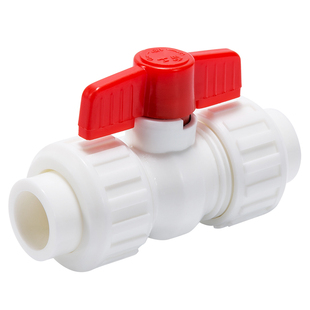 顶建双活接全塑球阀加厚20 25 32 40 50PPR水管配件自来水管阀门