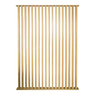 铝合金屏风隔断定制办公室屏风客厅玄关免打孔铝方管实木立柱简约