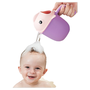 科巢宝宝洗澡水瓢勺婴儿洗头杯儿童舀水瓢洗头花洒小玩具沐浴用品
