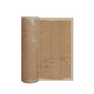 加厚微喷破旧竹影长卷作品格子长卷7-8分熟毛笔书法小楷纸方格竖格宣纸古风复古做旧感残影古朴