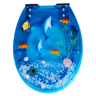 欧式树脂马桶盖 UVO型通用老式家用马桶圈加厚缓降静音坐便盖配件