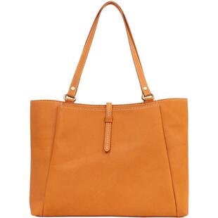 kissora海外进口直邮纯牛皮女士托特包大容量单肩包脱铬鞣制工艺