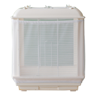 鸟笼防溅洒罩透明鹦鹉笼子防溅网纱罩圆形防食罩防飞羽专用围挡板