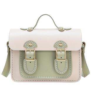 diy手工材料包真皮邮差剑桥包女编织送女友生日情人节礼物斜挎包