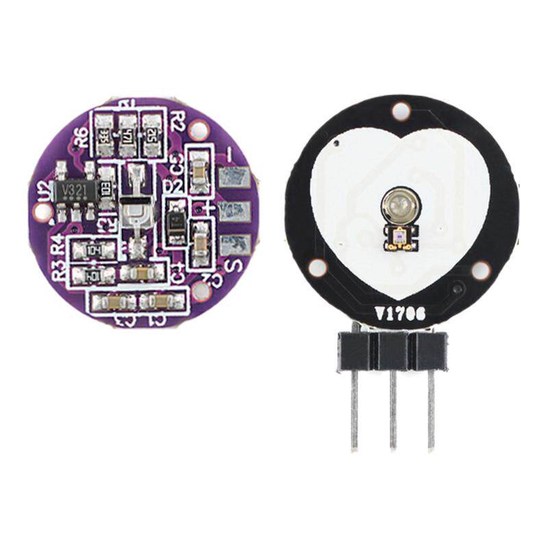 心率/心跳速率传感器 脉搏生物模拟监测感应器模块 pulsesensor