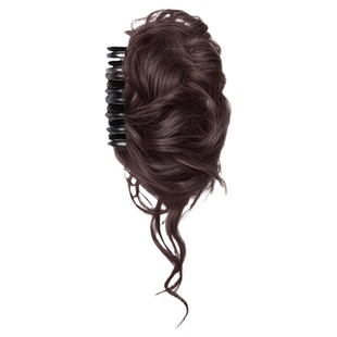 丸子头假发女抓夹款千金龙须花苞丸子头自然蓬松显发量马尾假发夹