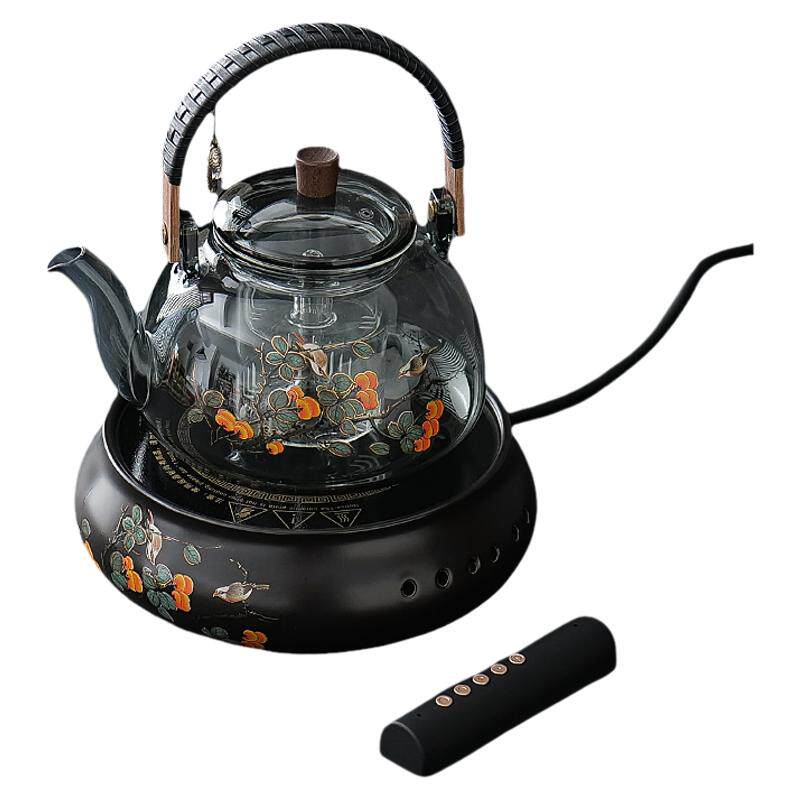 遥控款煮茶器电陶炉煮茶壶非触摸家用懒人自动泡茶壶电茶炉红外炉