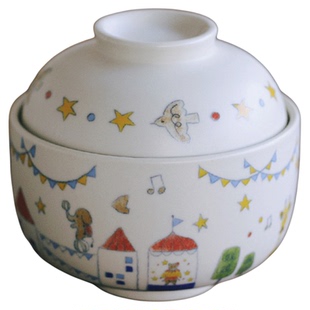 泽滕家小碗带盖子蒸鸡蛋羹微波炉加热银儿莲子羹甜品燕窝隔水炖盅