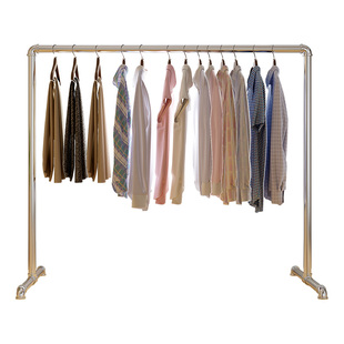 钢管晾衣架落地阳台不锈钢镀锌挂衣架卧室家用简易凉挂晒被晾衣杆