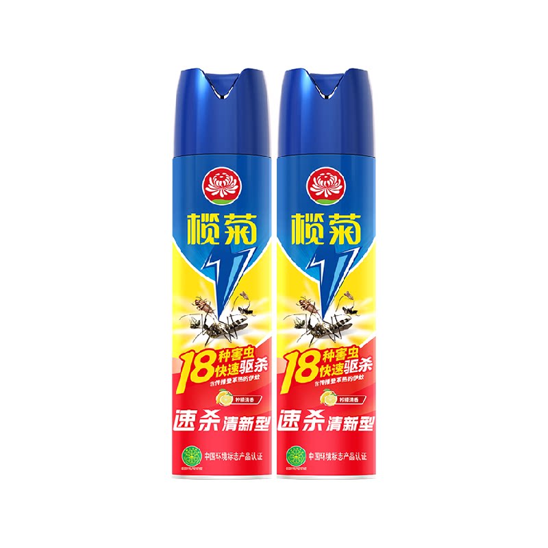 榄菊杀虫剂预防白纹伊蚊家用驱蚊虫神器速杀清香型气雾剂