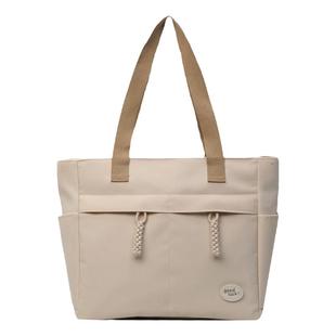 大容量帆布包上班通勤女士包包托特包2026春新款学生慵懒风单肩包