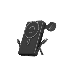 【充电宝3c认证可上飞机】2025新款磁吸无线充电宝自带线可充手表带支架三合一便携式充电宝适用于苹果17