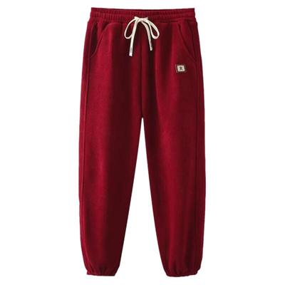 秋冬大码加绒保暖哈伦裤休闲裤子