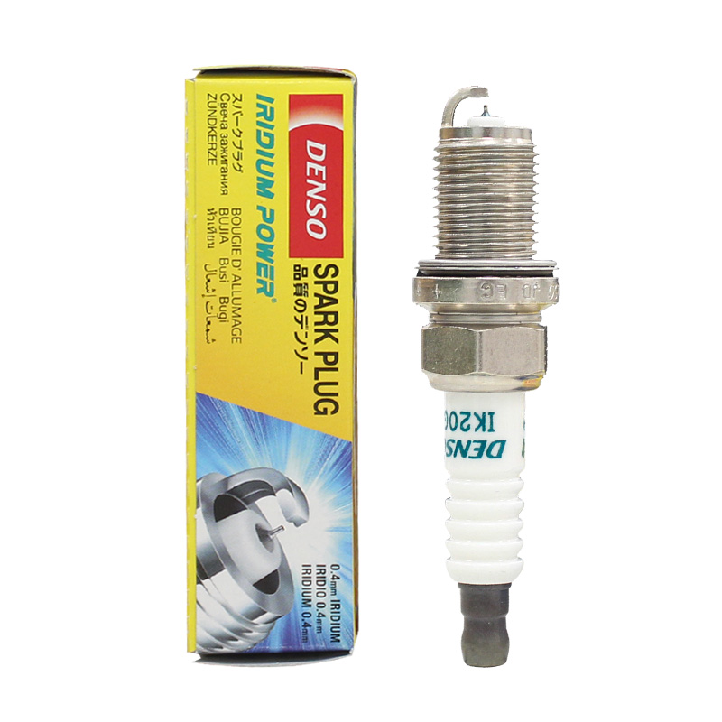 电装单铱金火花塞IK20G适用雅阁本田思域CR-V 思铭4支装