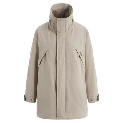 冰洁95绒中长款羽绒风衣