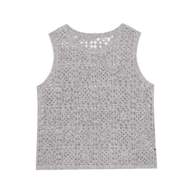 vilan/慧兰背心女士春夏新款针织背心高级感显瘦百搭上衣女装