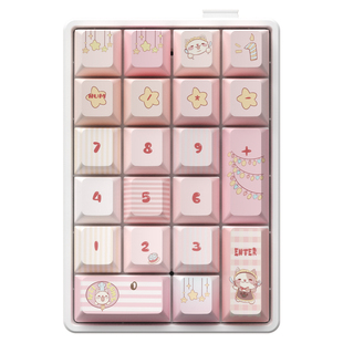 DAGK F21PRO数字机械键盘蓝牙无线有线三模笔记本办公财务小键盘