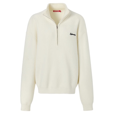 LEDIMWANG立领毛衣T型套头垫肩