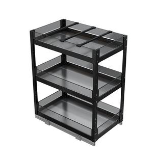 意铂尼调味调料拉篮厨房橱柜窄柜抽屉式极窄小尺寸柜内抽拉式拉蓝