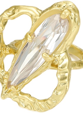 Twinell锆石欧美风女戒